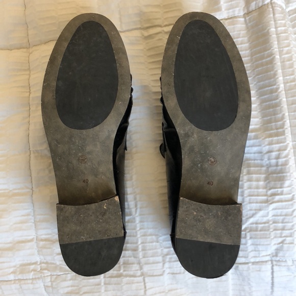 The Row Eel Skin Black Loafers - Picture 8 of 9